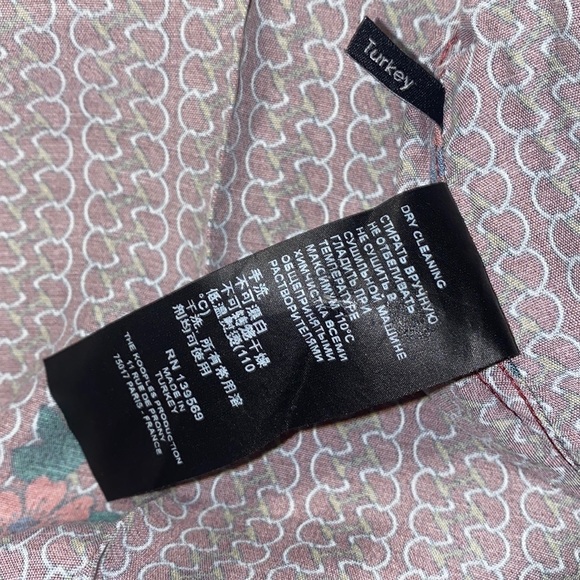 The Kooples - Mens Button Down Shirt - Burgundy - Size Small / Slim Fit - Picture 9 of 10